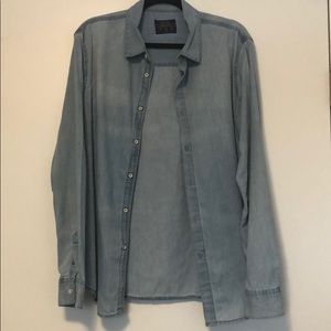 Bershka-Soft Denim Shirt